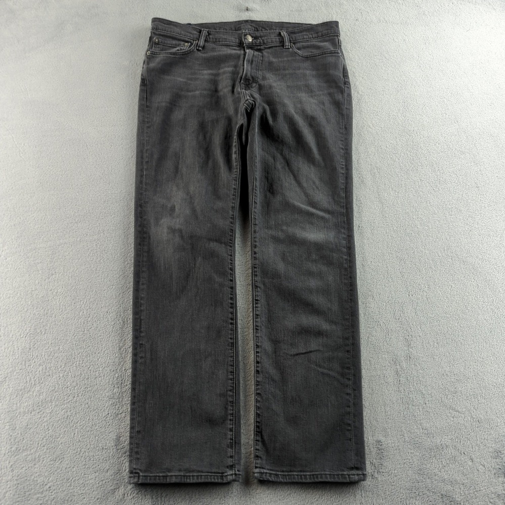 Abercrombie & Fitch Kennan Straight‎ Jeans Mens 34x30* Grey Faded Straight Leg
